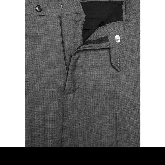 Jos. A Banks Traveler Collection Tailored Fit Tic Weave Suit Grey Size 35 Reg - Picture 5 of 12